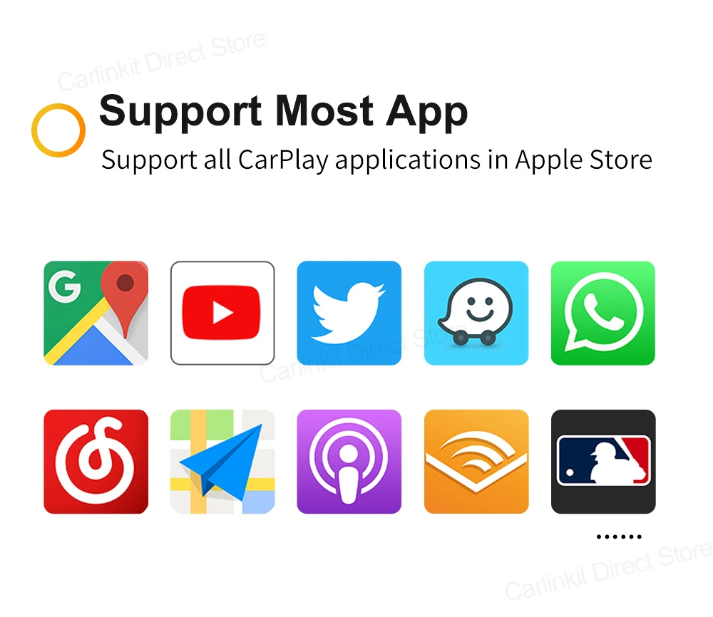 Комплект беспроводной тележки для Apple Carplay carplay адаптер Android автоадаптер Mirrorlink Siri