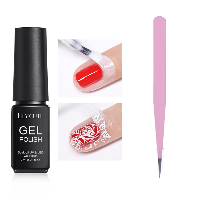 7ml-straight LILYCUTE 5 мл гель для ногтей жидкая лента отшелушивается от белого цвета без запаха быстрая сушка гель для ухода за кожей края ногтей Полировочный для ногтей, Маникюрный Инструмент - Цвет: 7ml-straight
