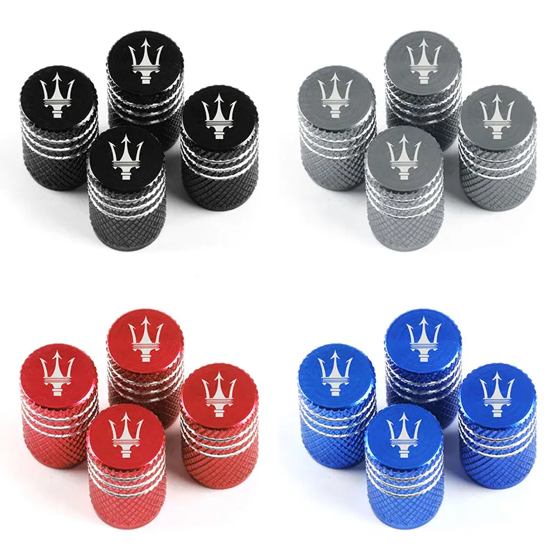 4 шт. металлическое приспособление в Алюминий сплав шин вентиль крышка