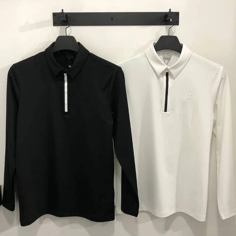

Golf shirt men polo long sleeve golf clothing autumn