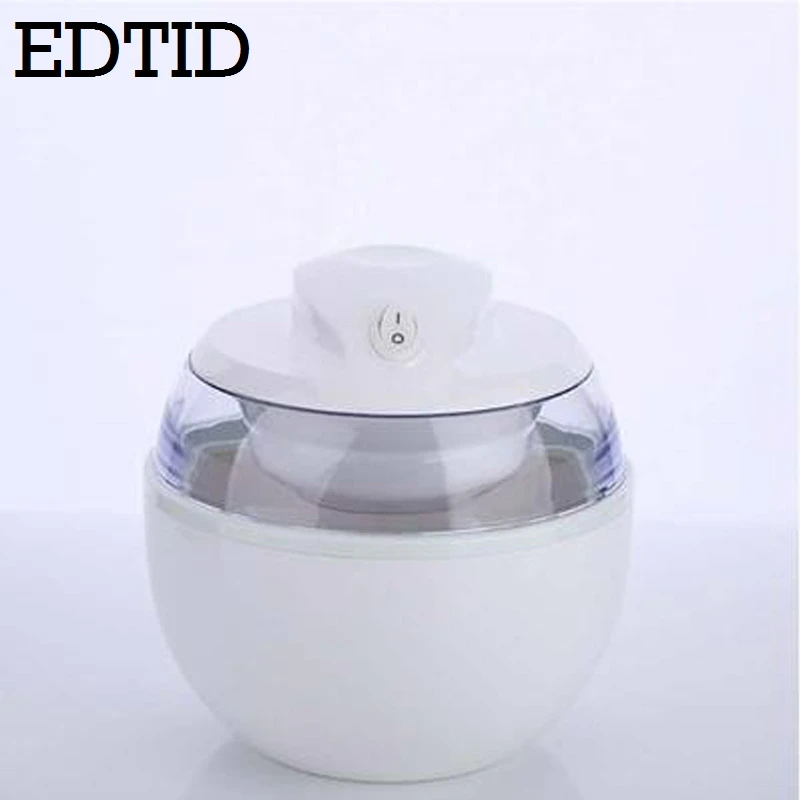 EDTID Мини DIY автоматическая машина для Фруктового мороженого Электрический Мягкий мороженое замороженный йогурт аппарат для приготовления сорбета молочный коктейль морозильник EU US Plug