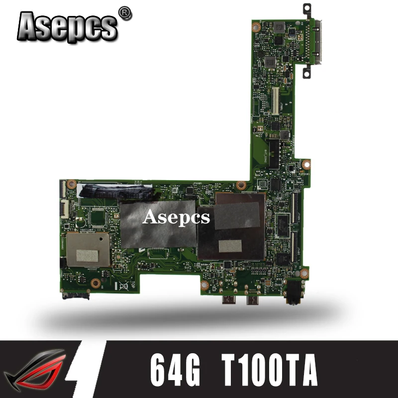 Asepcs T100TA материнская плата для ноутбука For Asus T100T тест оригинальная 64G|Материнские