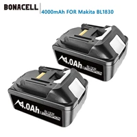 bonacell newest version bl1860 18v 4000mah li ion rechargeable battery for makita battery 18 v bl1830 bl1840 bl1850 bl1860b l70