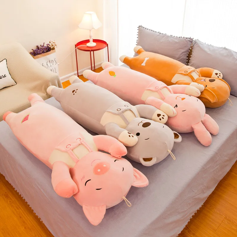 Simanfei длинная мультяшная Подушка плюшевые игрушки мягкие игрушки/Животные