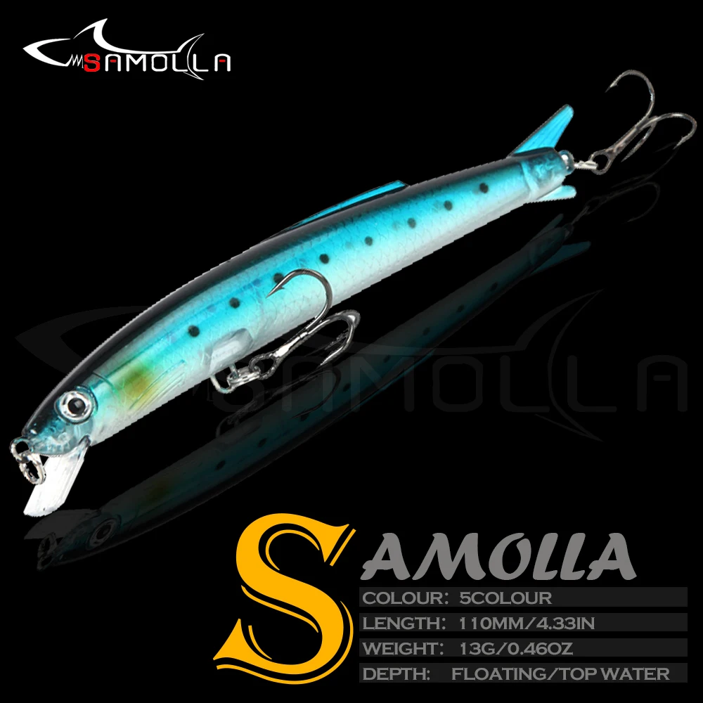 

Winter Mino Fishing Lure Weight13g Bait By Direct Super Long-range Casting Sharpend Double Hooks Kit Pesca Saltwater Lures Peche