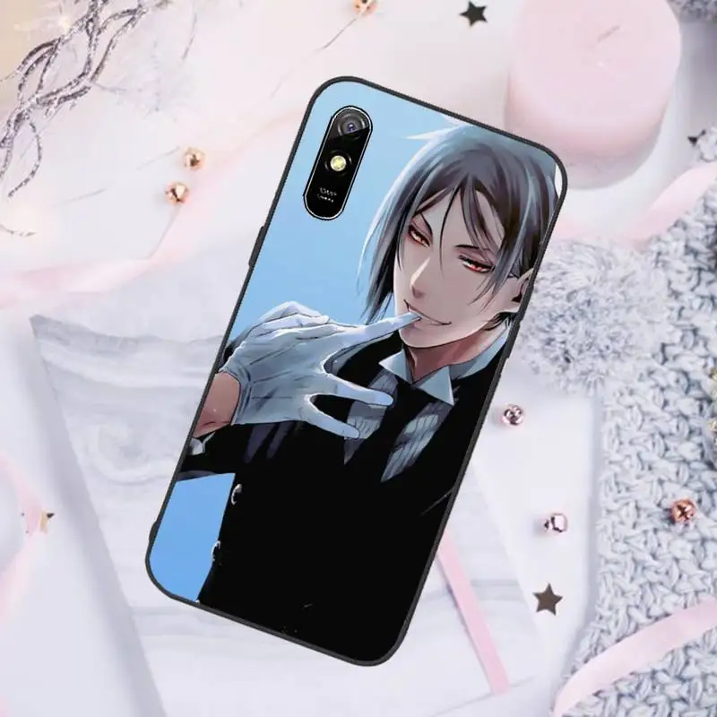 

Black Butler Anime Phone Case For Xiaomi Mi Redmi Note 7 8 9 pro 8T 9T 9S 9A 10 Lite pro