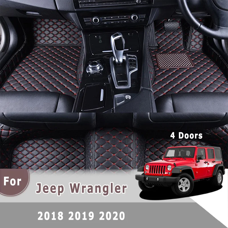 

Автомобильные коврики RHD для Jeep Wrangler 2018 2019 2020 (4 двери)