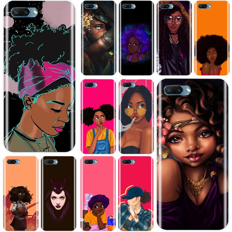 Чехол с Африканской красавицей из мягкого силикона ТПУ для телефона Huawei MATE 7 8 9 10 20