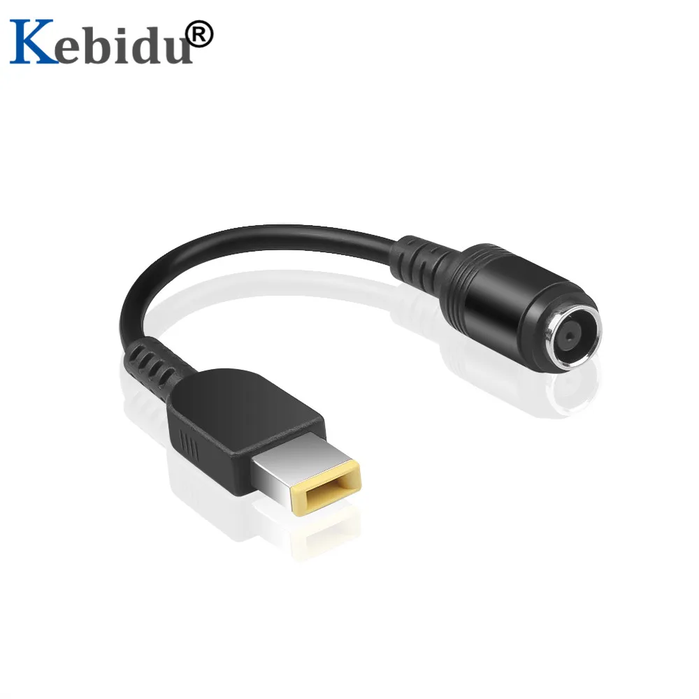 Kebidu преобразователь питания адаптер кабель шнур 5 мм x 2 женский интерфейс для Lenovo