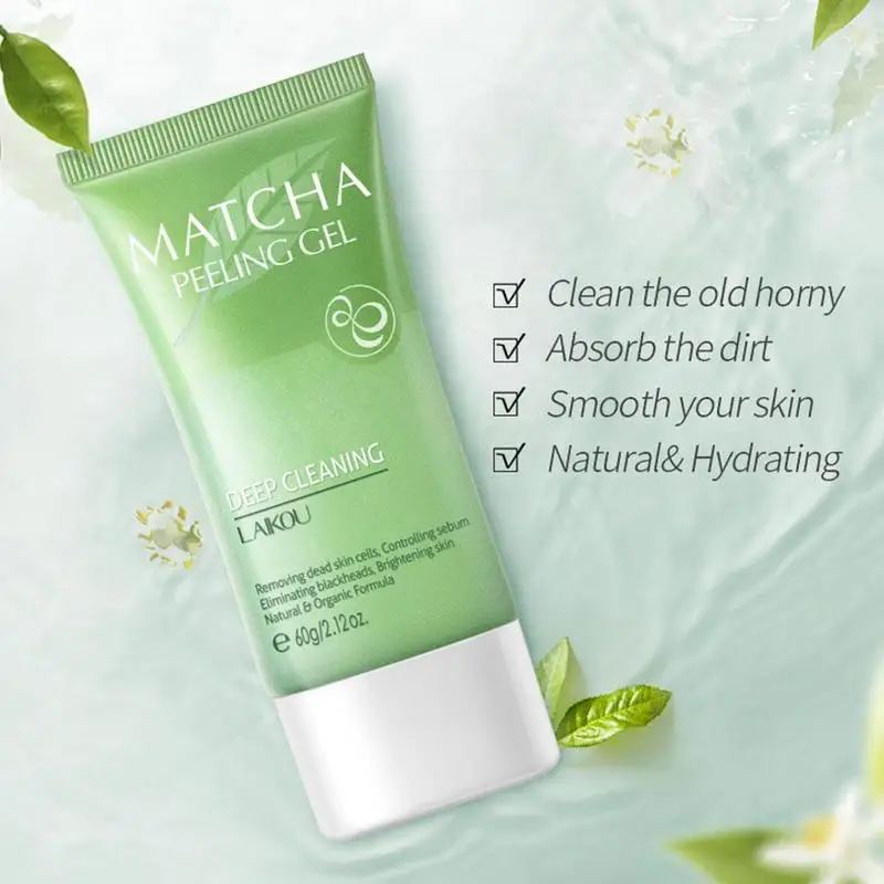 Отшелушивающий гель Matcha Гиалуроновое очищающее средство на основе кислоты