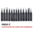 13 шт.лот бессвинцовые наконечники для паяльника 900M-T-K 900M-T-I 900M-T-1C2C3C4C для паяльной станции 936