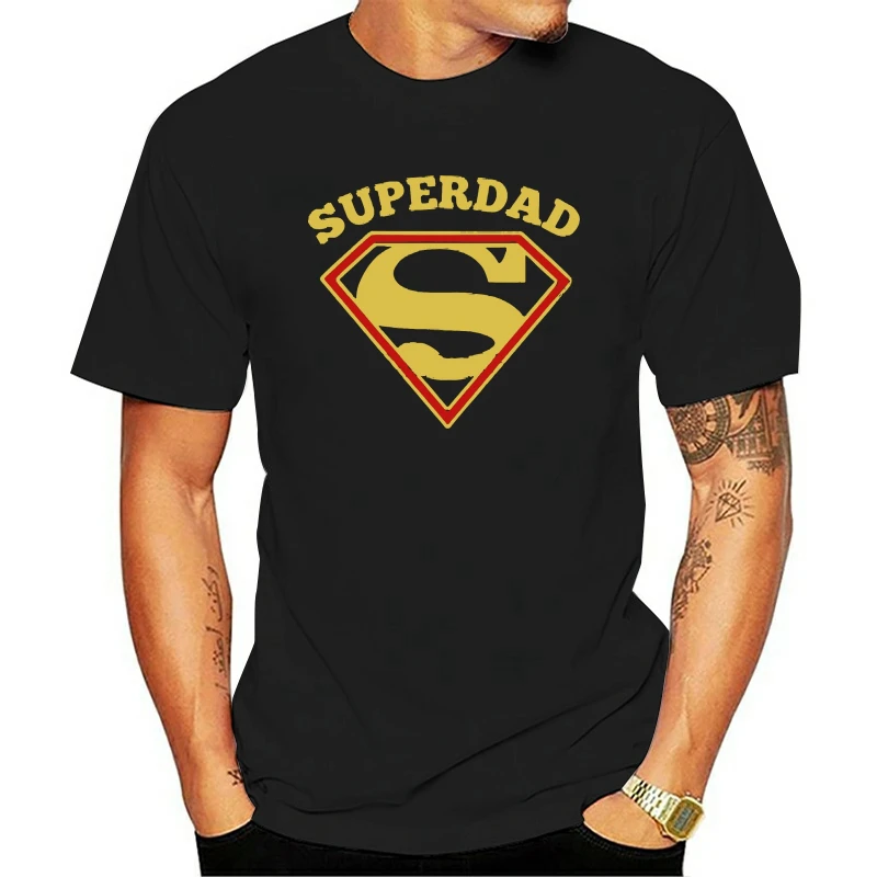 

Men Tshirt Super Dad Shirt Super Hero Dad Shirt T Shirt Women T-Shirt Tees Top