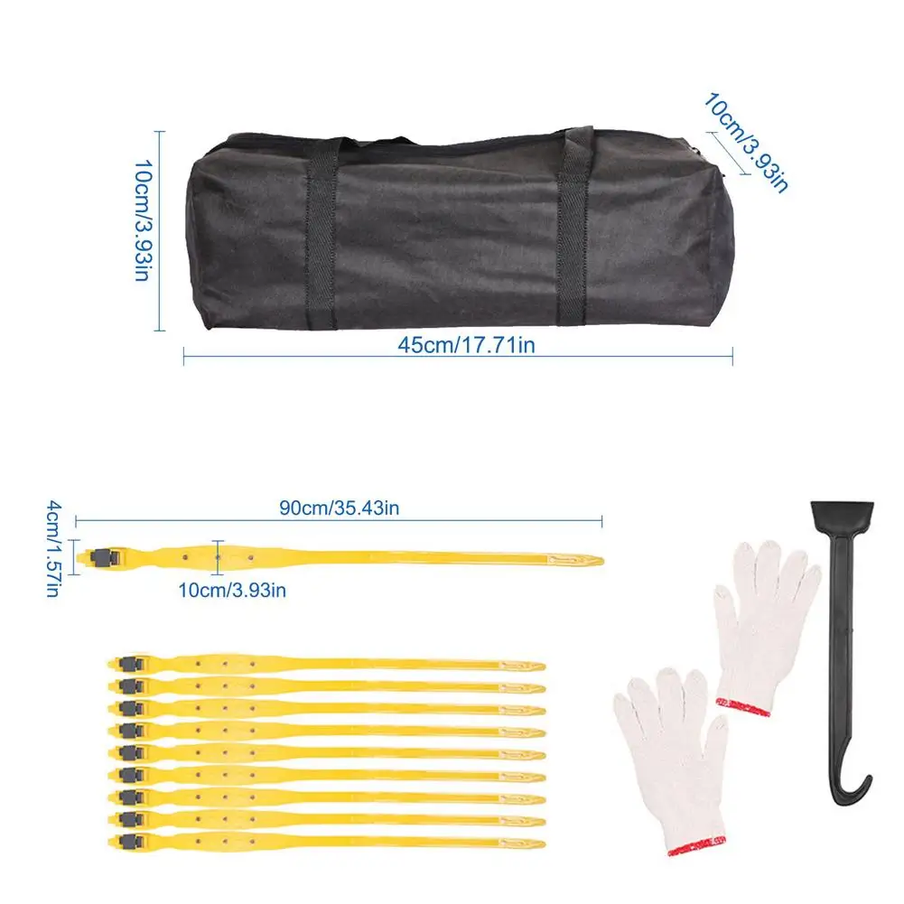 

Universal Steel Truck Car Wheels Tyre Tire Snow Ice Chains Belt Winter Anti-skid Vehicles SUV Wheel Chain Mud Road Safe Safety