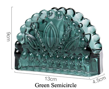

Glass Napkin Holder European styleRetro napkin holder household restaurant napkin holder creative hotel coffee shop storag