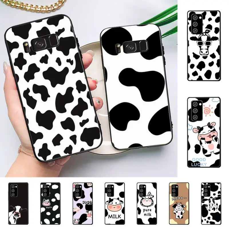 

Cow Print Phone Case for Samsung Note 5 7 8 9 10 20 pro plus lite ultra A21 12 72