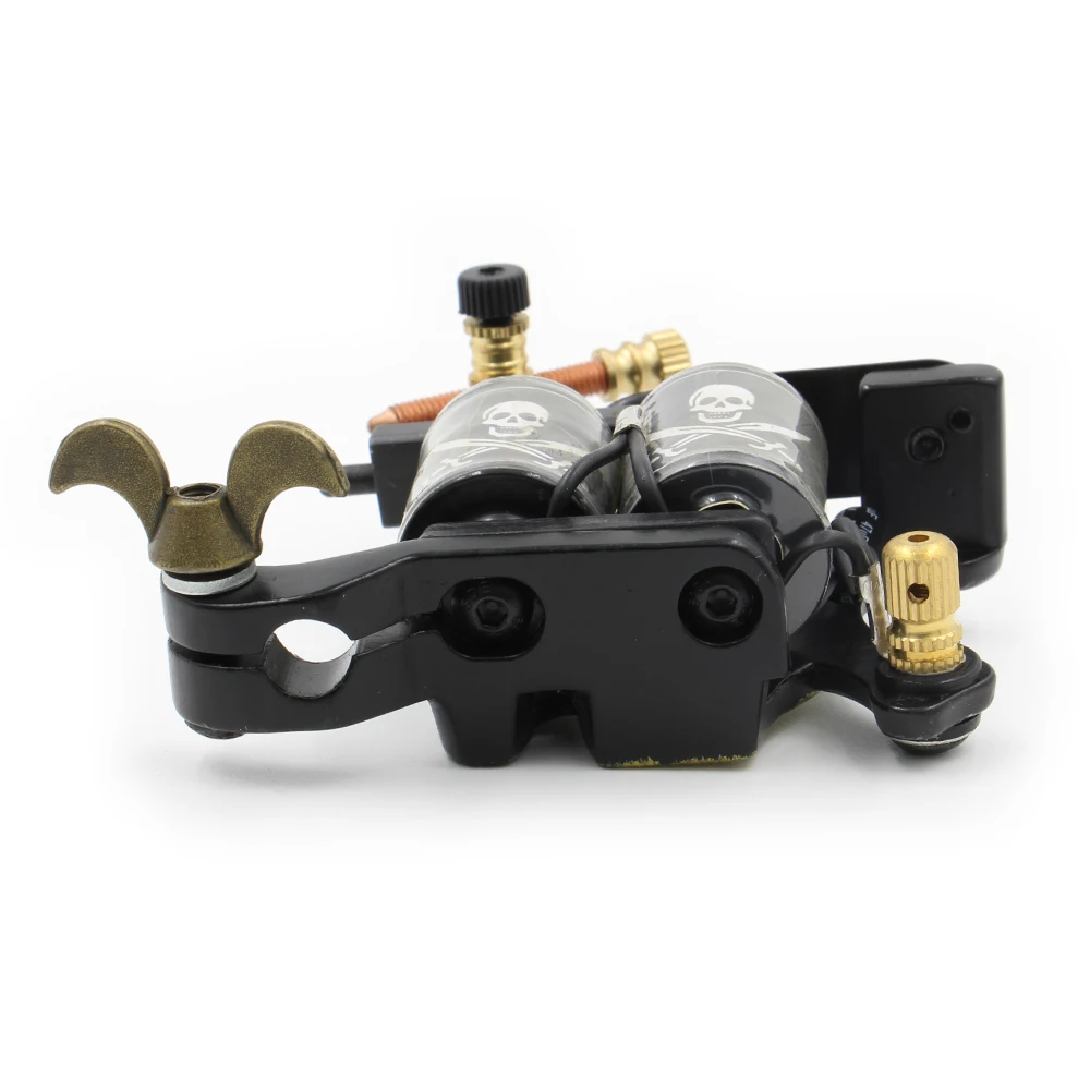 Профессиональная тату-машинка с 10 катушками новый стиль чугунная рама для