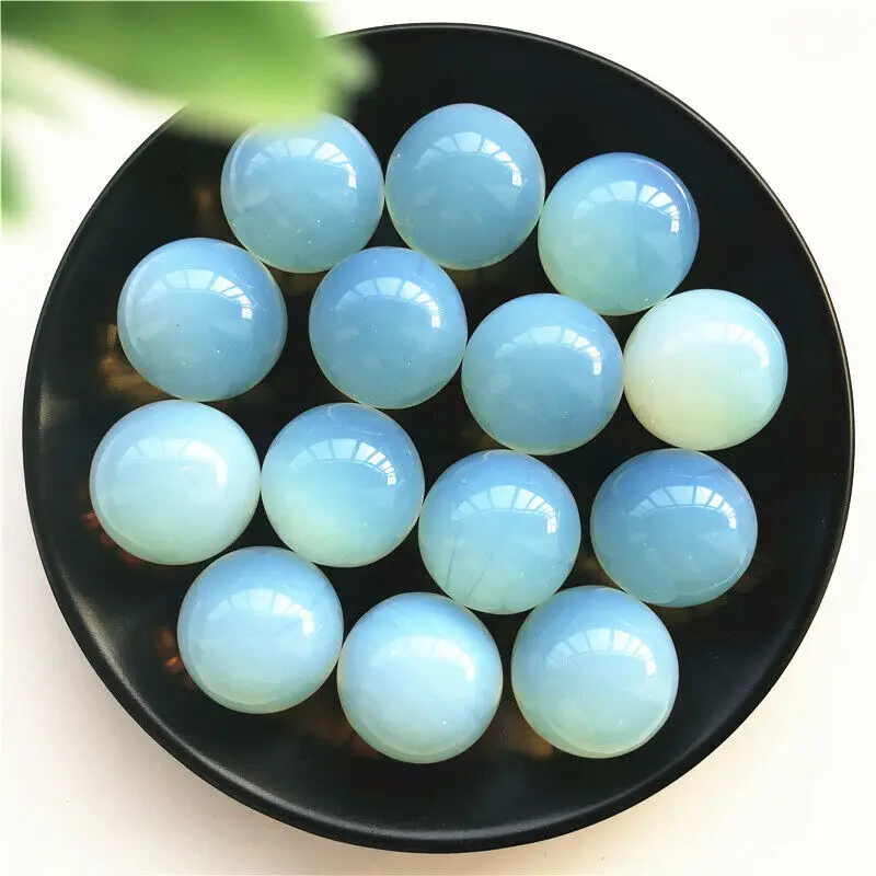 1 шт. 25 26 мм натуральный белый опал хрустальный шар энергия камень лечебная Сфера