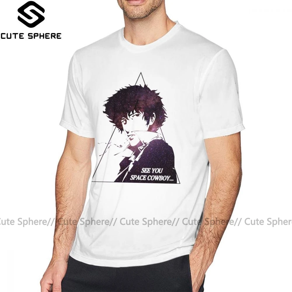 Футболка с принтом &quotКовбой Бибоп&quot Ковбой Бибоп видеть вас Space в ковбойском