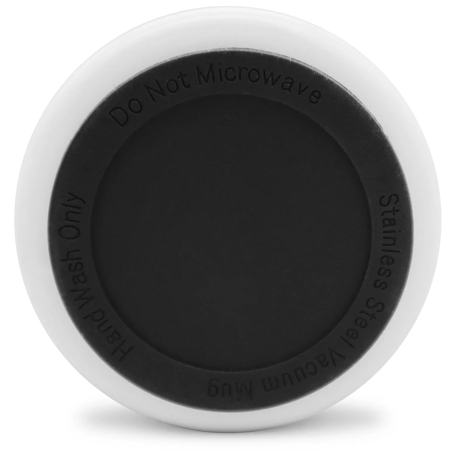 Оптовая продажа белая тонкая Термокружка с двойными стенками из нержавеющей