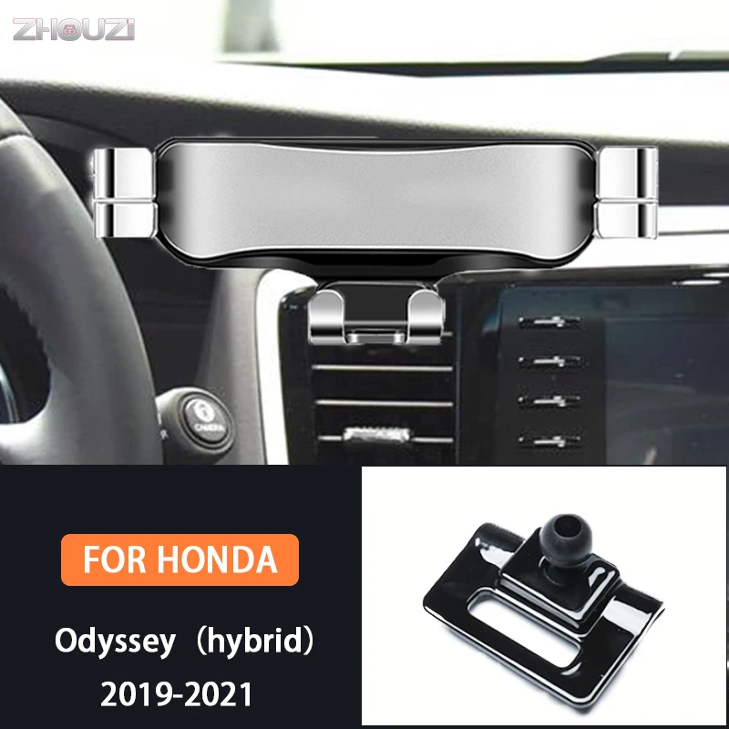 

Car Mobile Phone Holder For Honda Odyssey Hybrid 2019 2020 2021 Mounts GPS Stand Gravity Navigation Bracket Car Accessories