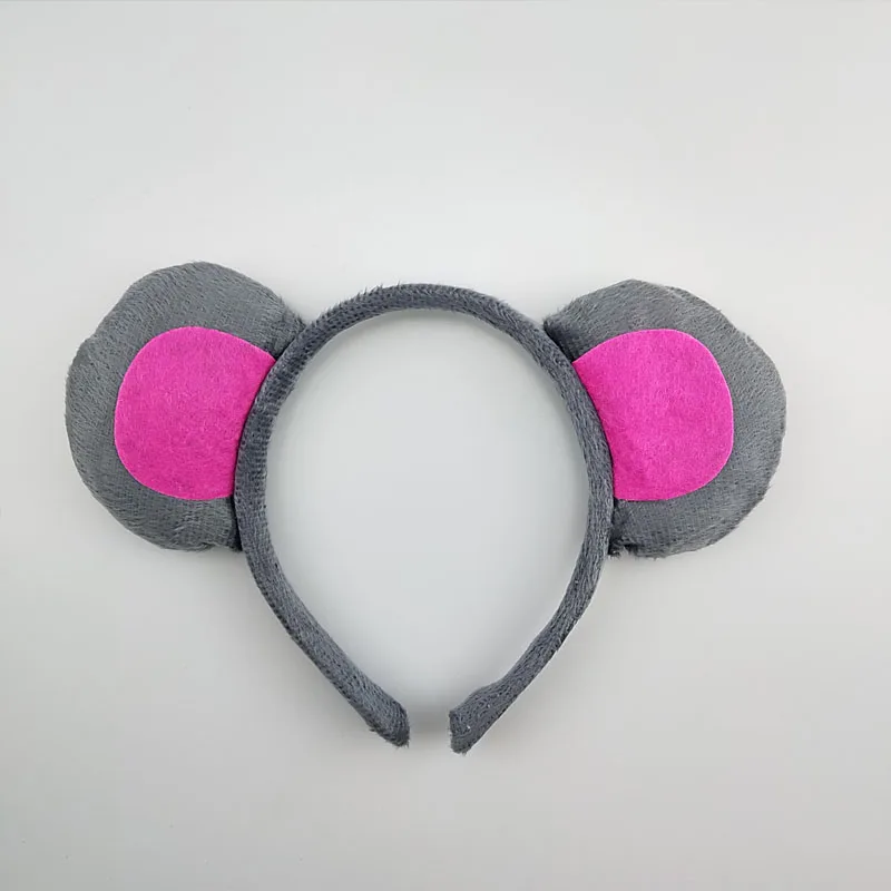 Детская серая крыса с рисунком Микки Маус повязка галстук бабочку Хвост 3