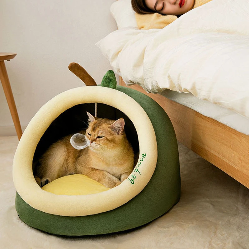 Warm Dog Bed Winter Cat Bed House Pet Mat Travel Small Medium Large Dog Sofa Mat Long Plush Washable Cat Blanket Puppy Products