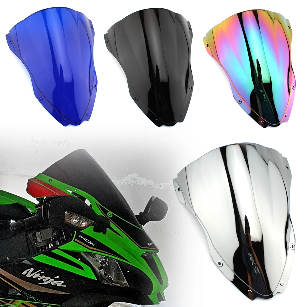 

Подходит для Kawasaki Ninja ZX10R ZX-10R 2016 2017 2018 2019 2020 черный ветровое стекло для мотоцикла ZX 10R