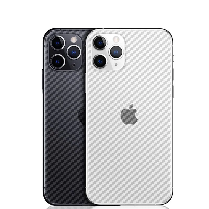 Задняя пленка из углеродного волокна для Apple iPhone 11 Pro 11Pro Max 3D полное покрытие