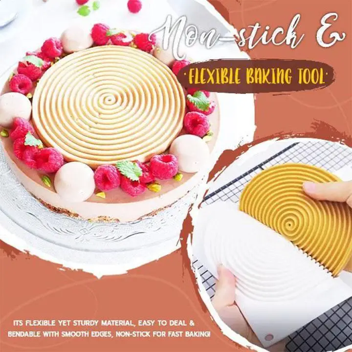 

Classic Silicone Tourbillon Cake Mold Round Cake Mould For Kitchen DIY Baking Accessories