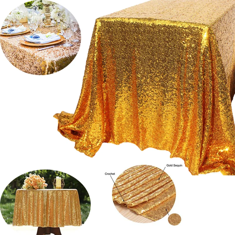 1х скатерть с блестками блестящая круглая и прямоугольная для свадебного