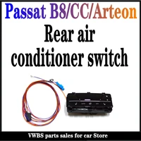 v w passatarteonatlas original brand new rear air conditioner switch with rear seat heating button 17g 907 049a