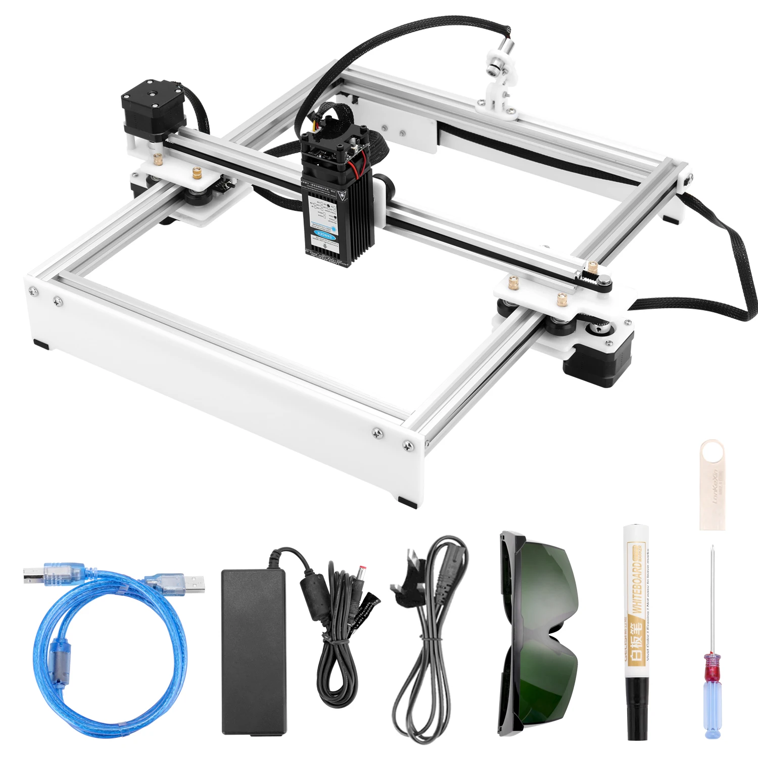 Лазерный гравер фрезерный станок с ЧПУ гравировальный автономным управлением