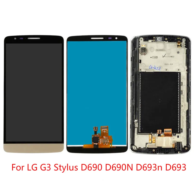 1 шт. Высокое качество Новинка для LG G3 Stylus D690 D690N D693n D693 5 &quotЖК дисплей сенсорный