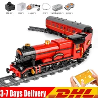 mould king high tech the motorized magic remote control train model building block movie bricks kids puzzle toys christmas gifts