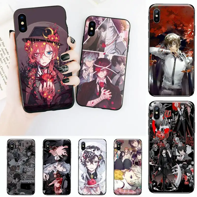 

Anime Bungou Stray Dogs Dazai Osamu Phone Case for iPhone 11 12 13 mini pro XS MAX 8 7 6 6S Plus X 5S SE 2020 XR
