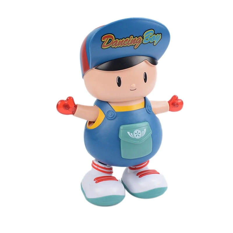 

Милый внешний вид, электрические танцевальные фигурки Bighead для мальчиков, модные игрушки, светящиеся музыкальные танцевальные роботы, игру...