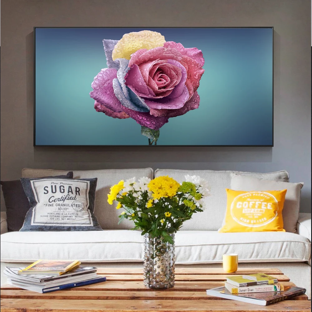 Современны Цветочные настенное изображение на холсте в минималистском стиле арт