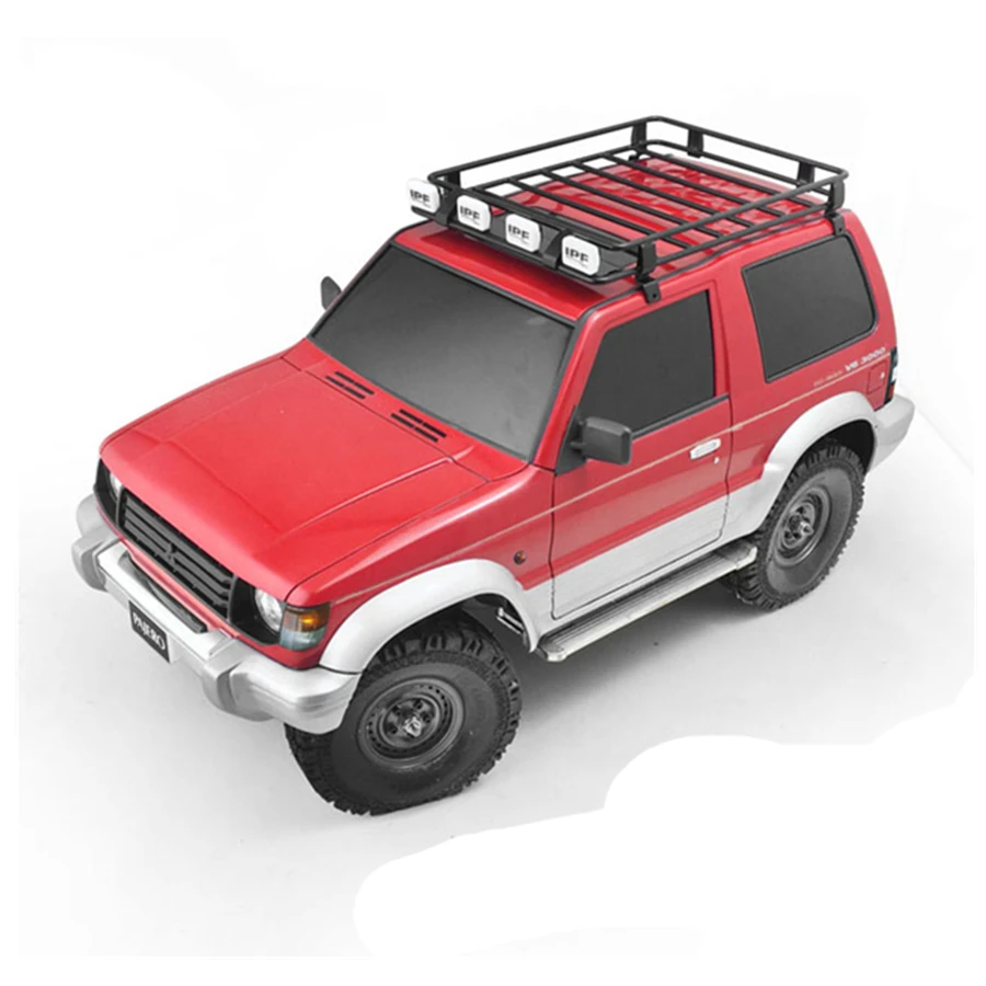 Багажник на крышу Tamiya CC01 PAJERO двухдверный металлический багажник для игрушек