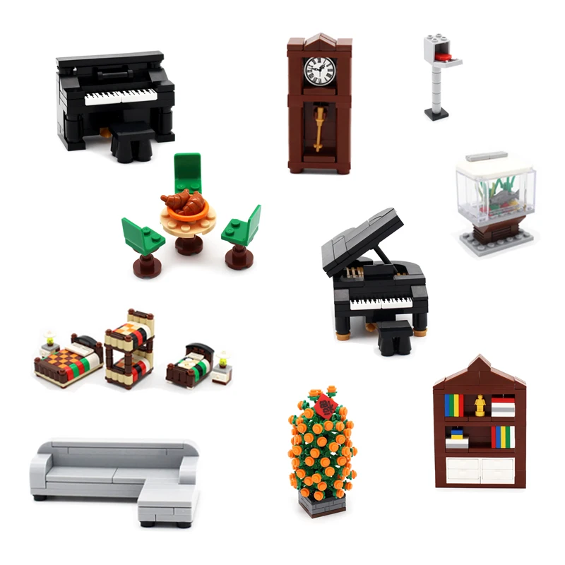 MOC Классическая креативная швейная машина 41609 орфографические блоки игрушечный