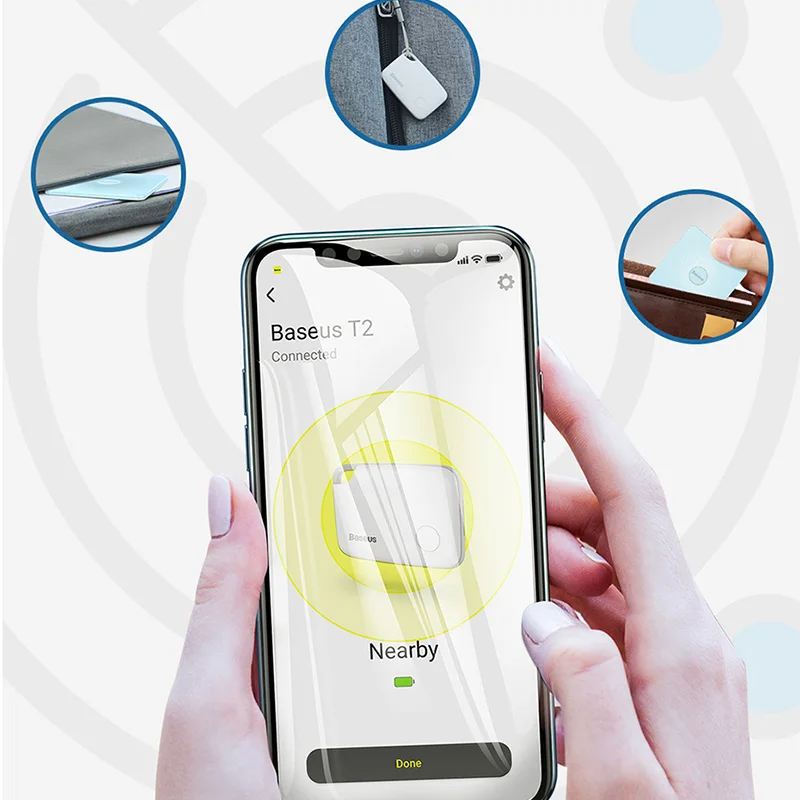 Купить Дропшиппинг, GPS-локатор ZK30, трекер, беспроводная смарт-метка, поиск ключей, анти-потеря, тревога, локатор, кошелек, бирка с сигналом против пот...
