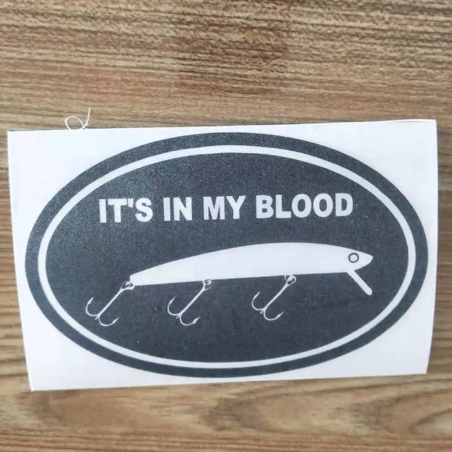 14 2 см * 9 3 это в моей крови автомобильный Стайлинг забавная рыболовная