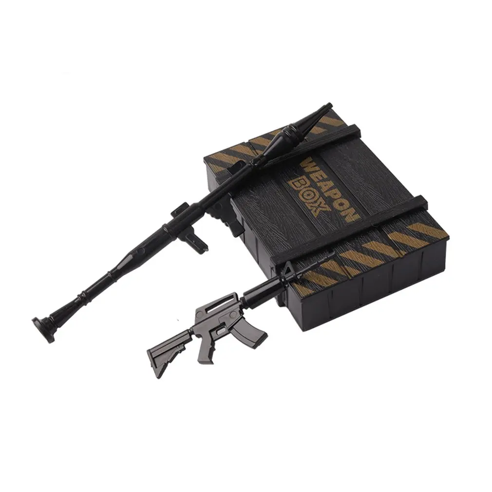 Weapon Box Plastic Storage Case With Toy Accessories Simulation Decoration Parts For 1/10 RC Car Crawler D90 Axial SCX10 | Игрушки и