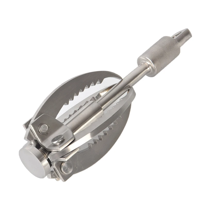 

Multifunction Camping Outdoor Survival Gear Stainless Steel Grappling Hook Folding 4 Claws Climbing Carabiner