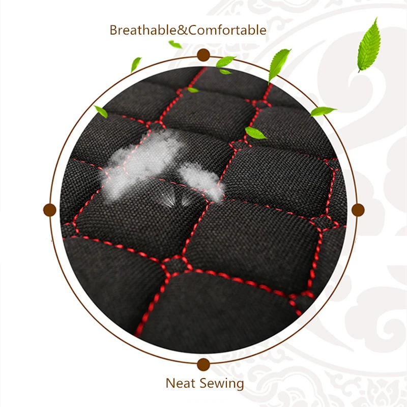 Чехол для автомобильного сиденья универсальная льняная накидка на спинку