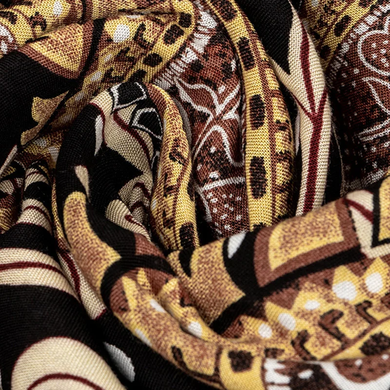 

2021 Spring New Bohemian Print Dress Women V-neck Long Sleeve Bandage Dress Sexy Ladies Split Summer Dress