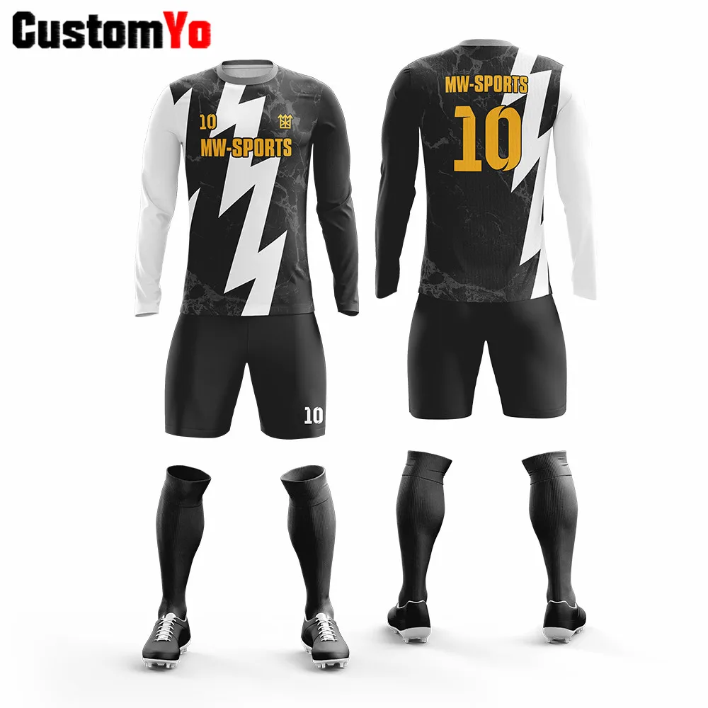 Индивидуальный принт с именем игрока логотип клуба футбольные рубашки