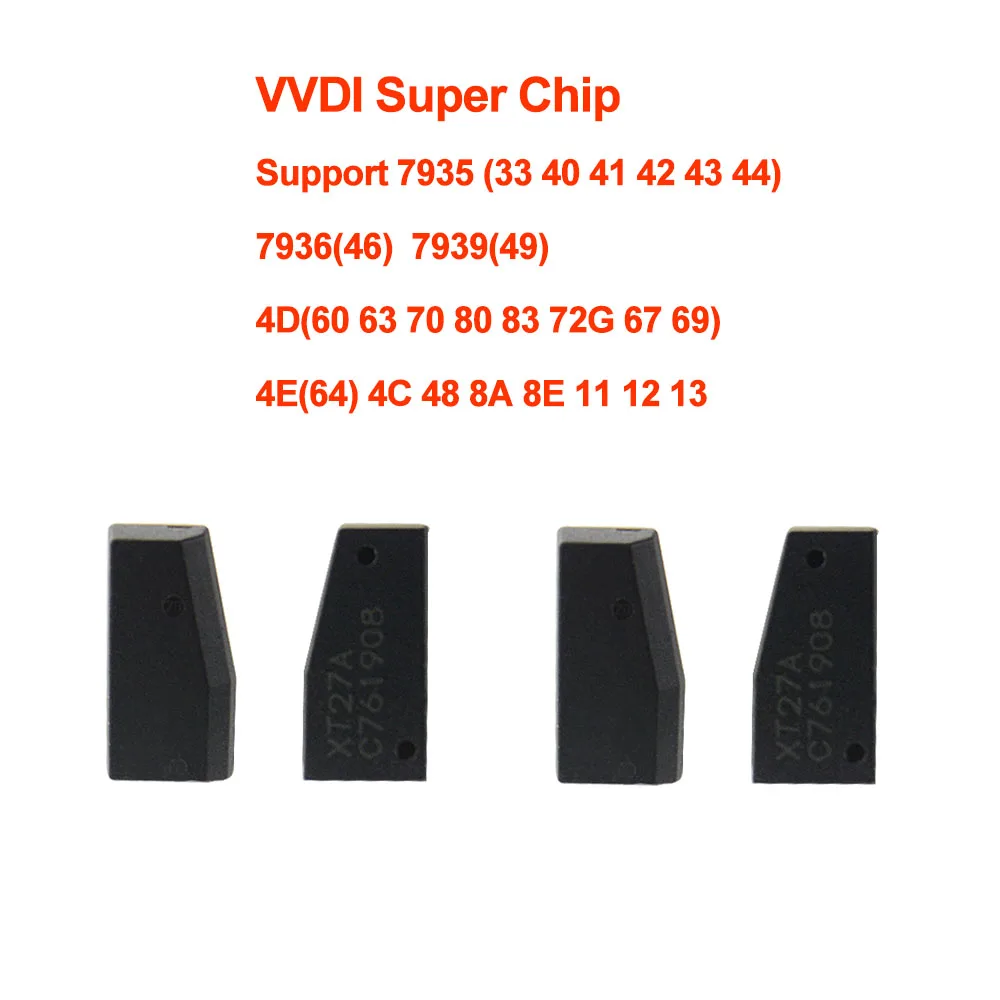 OkeyTech 10 шт. VVDI супер чип транспондера XT27A66 = XT27C75 1907 для копирования 46/47/48/4C/4D/4E/8A/8C/8E