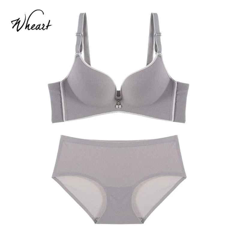 Женский комплект нижнего белья wateheart хлопковое нижнее белье пуш-ап с эффектом