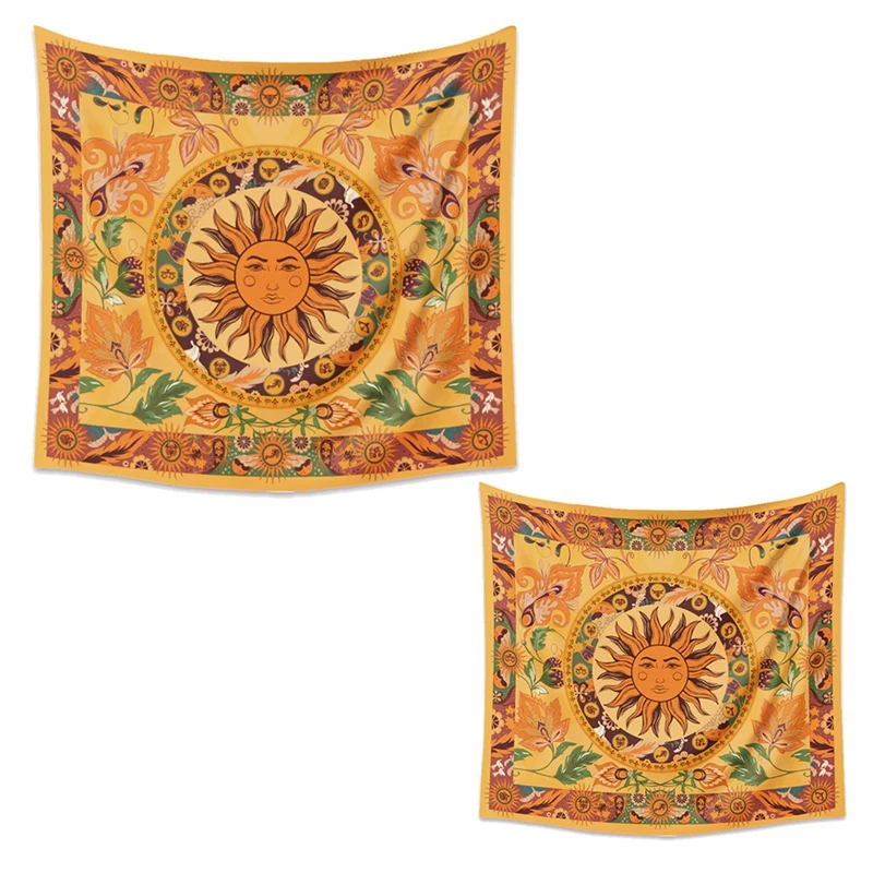 

Sun Tapestry Flower Vines Tapestries Vintage Floral Tapestry Mystic Hippie Tapestry Wall Hanging Room CNIM Hot