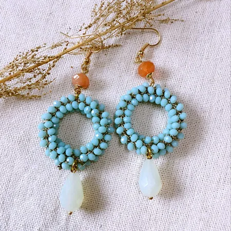 Baroque Fashion Face Water Drops Women's Earrings Bohemian Charm Jewelry Crystal Statement Christmas Gift New Style |